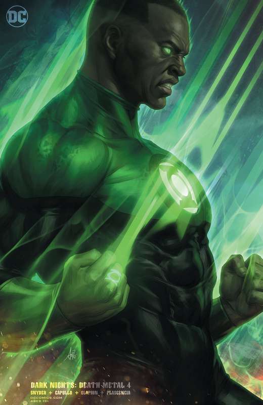 DARK NIGHTS DEATH METAL #4 (OF 7) CVR D STANLEY ARTGERM LAU GREEN LANTERN JOHN STEWART VARIANT