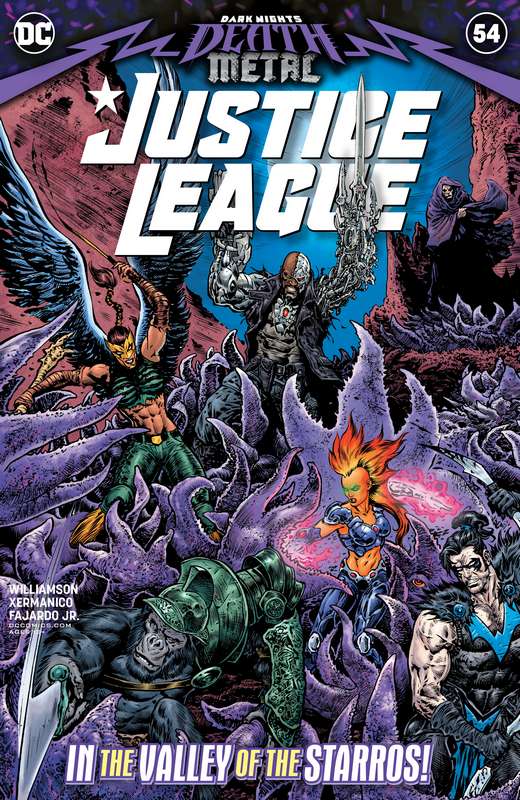 JUSTICE LEAGUE #54 CVR A LIAM SHARP (DARK NIGHTS DEATH METAL)