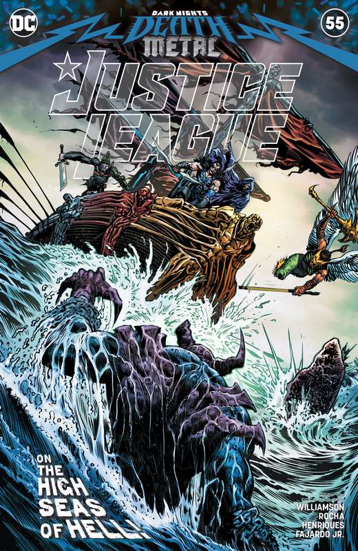 JUSTICE LEAGUE #55 CVR A LIAM SHARP (DARK NIGHTS DEATH METAL)