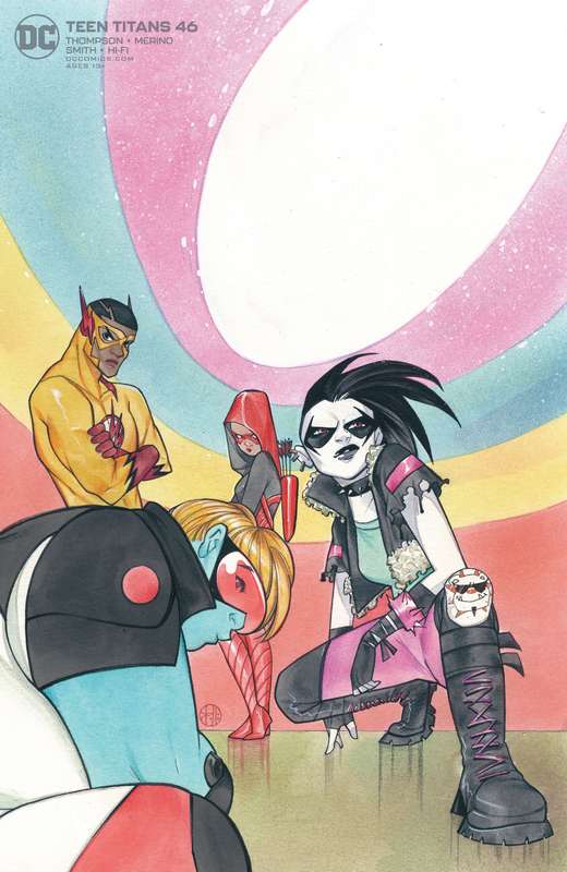 TEEN TITANS #46 CVR B PEACH MOMOKO CARD STOCK VAR