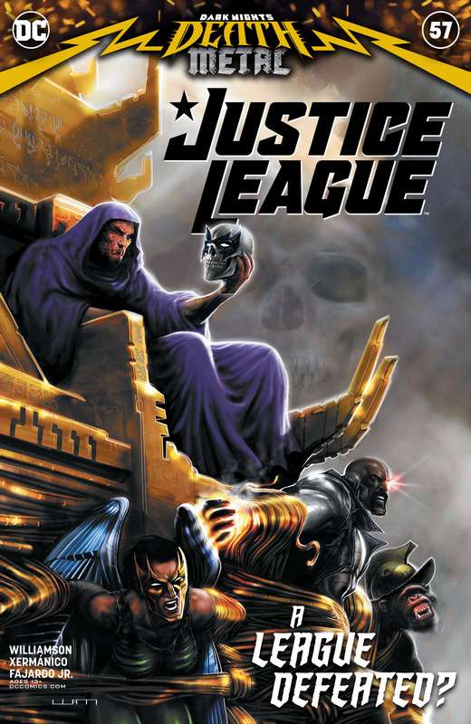 JUSTICE LEAGUE #57 CVR A LIAM SHARP (DARK NIGHTS DEATH METAL)