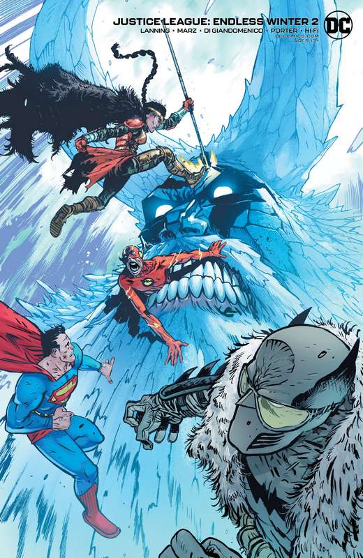 JUSTICE LEAGUE ENDLESS WINTER #2 (OF 2) CVR B DANIEL WARREN JOHNSON CARD STOCK VAR (ENDLESS WINTER)