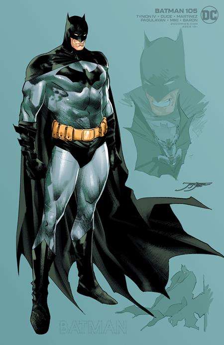 BATMAN #105 INC 1:25 JORGE JIMENEZ CARD STOCK RATIO VARIANT