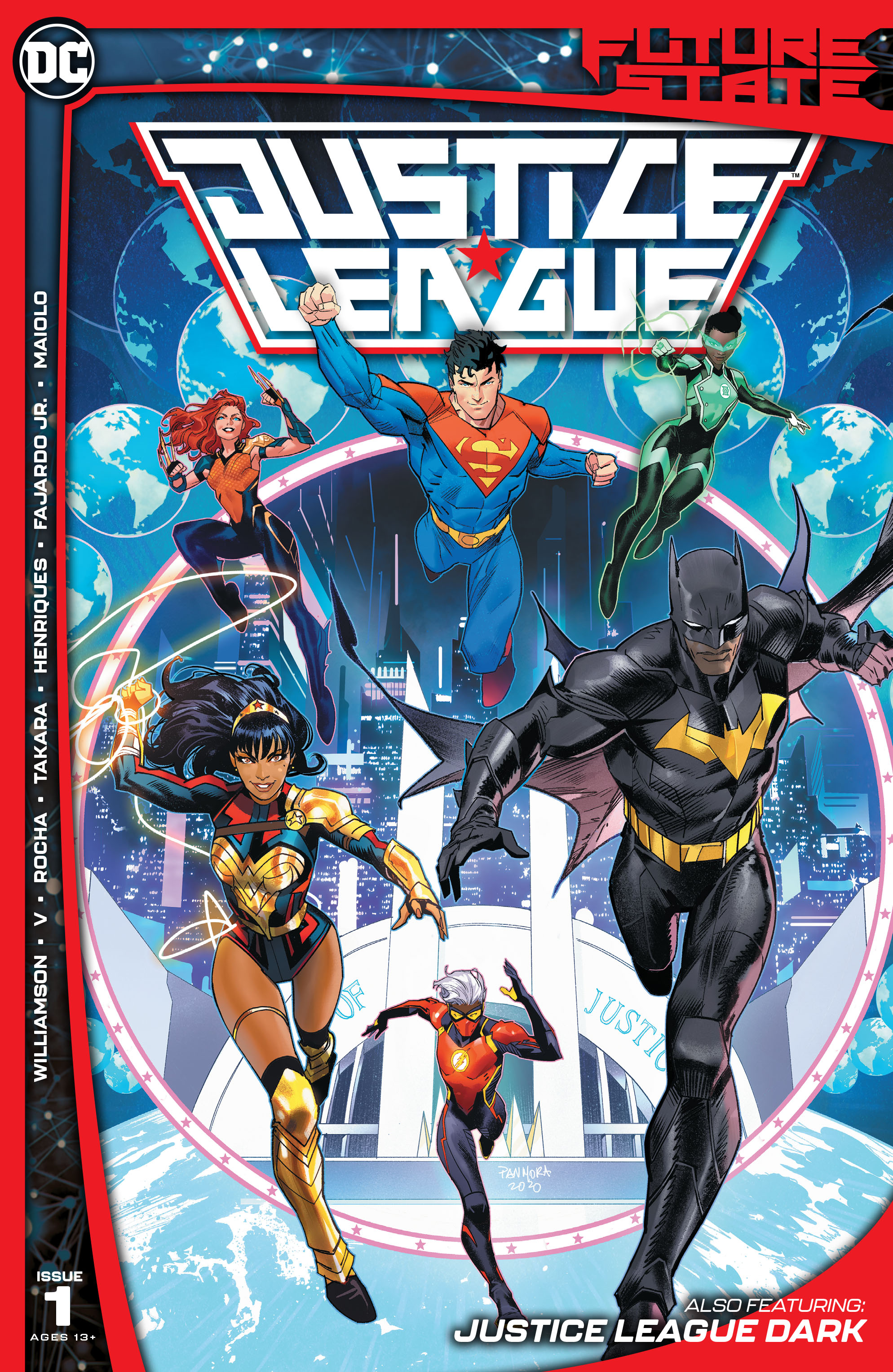 FUTURE STATE JUSTICE LEAGUE #1 (OF 2) CVR A DAN MORA