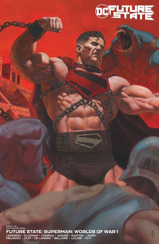 FUTURE STATE SUPERMAN WORLDS OF WAR #1 (OF 2) CVR B RICCARDO FEDERICI CARD STOCK VARIANT