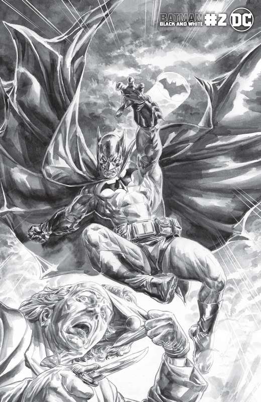 BATMAN BLACK AND WHITE #2 (OF 6) CVR B DOUG BRAITHWAITE VARIANT