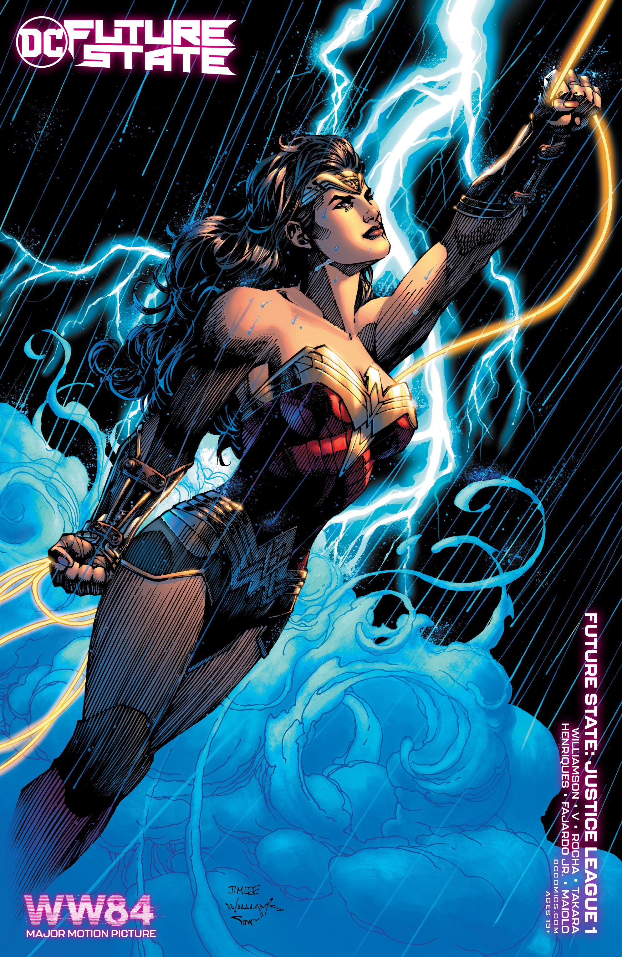 FUTURE STATE JUSTICE LEAGUE #1 (OF 2) CVR C WONDER WOMAN 1984 JIM LEE CARD STOCK VARIANT