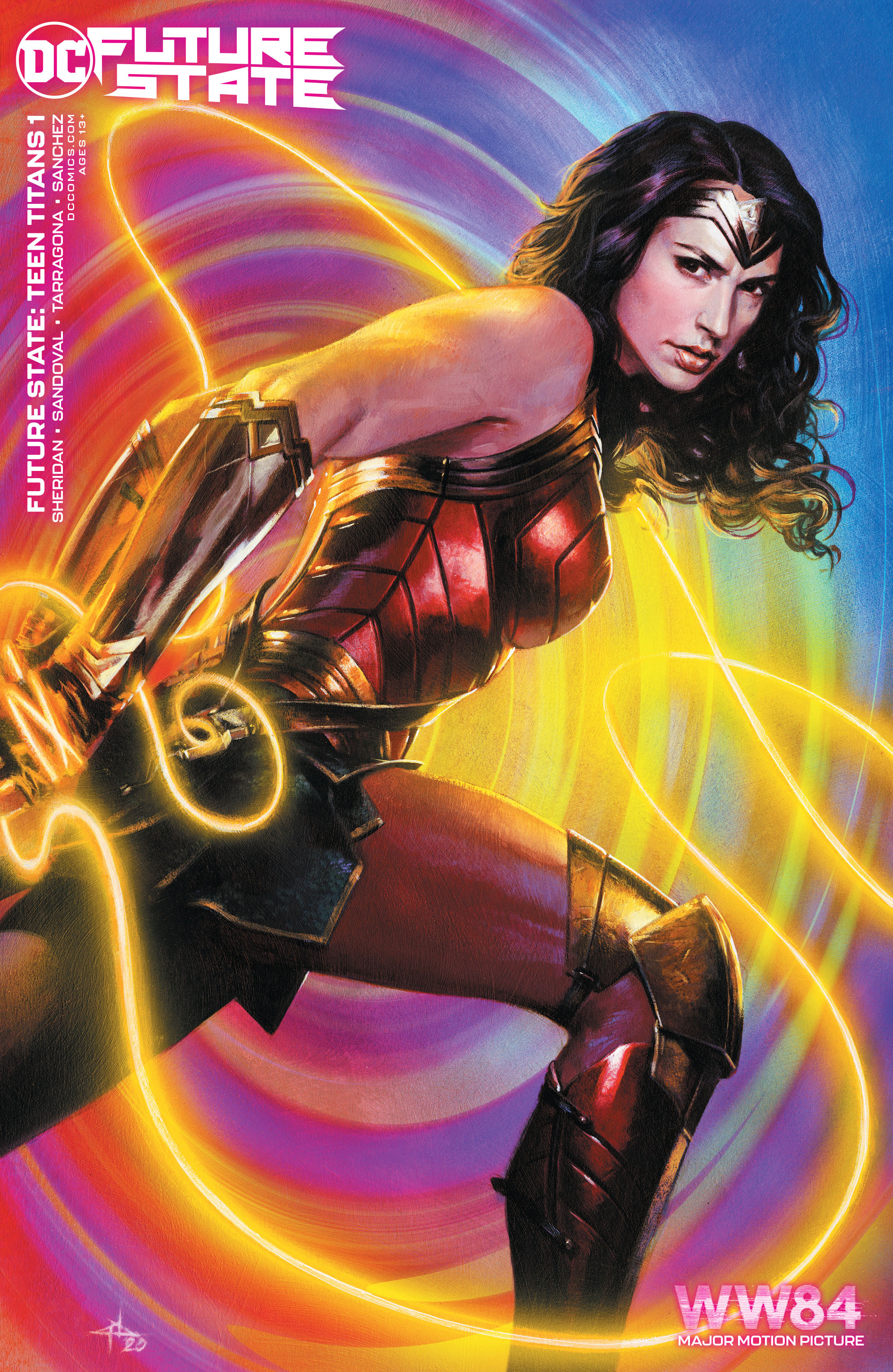 FUTURE STATE TEEN TITANS #1 (OF 2) CVR C WONDER WOMAN 1984 GABRIELLE DELL'OTTO CARD STOCK VARIANT