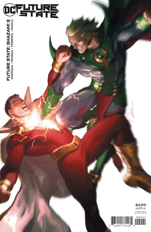 FUTURE STATE SHAZAM #2 (OF 2) GERALD PAREL CARD STOCK VARIANT