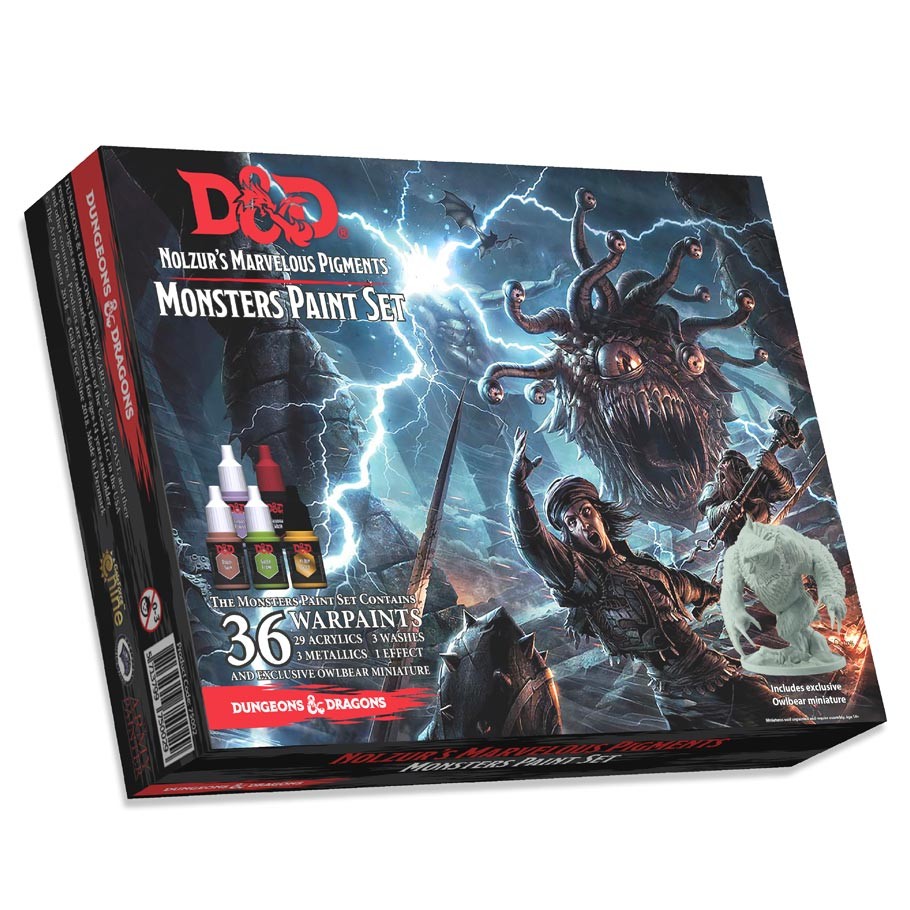 Dungeons and Dragons Nolzur's Marvelous Pigments: Monster Paint Set
