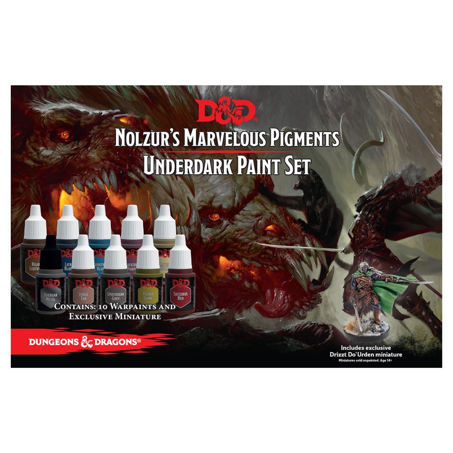 Dungeons and Dragons Nolzur's Marvelous Pigments: Underdark Paint Expansion Set