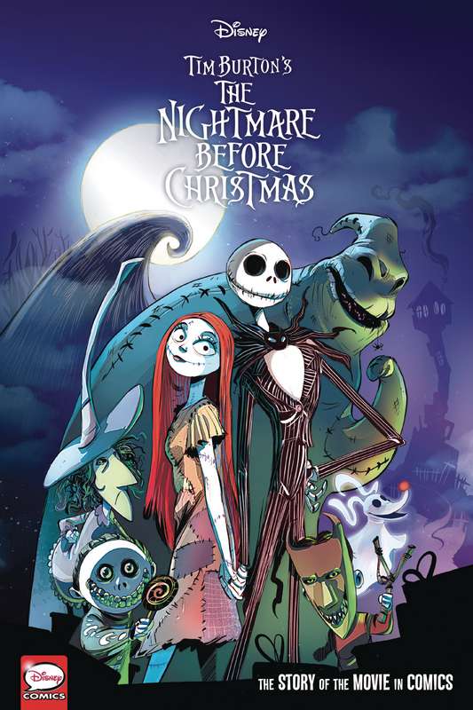 DISNEY NIGHTMARE BEFORE CHRISTMAS MOVIE IN COMICS HARDCOVER