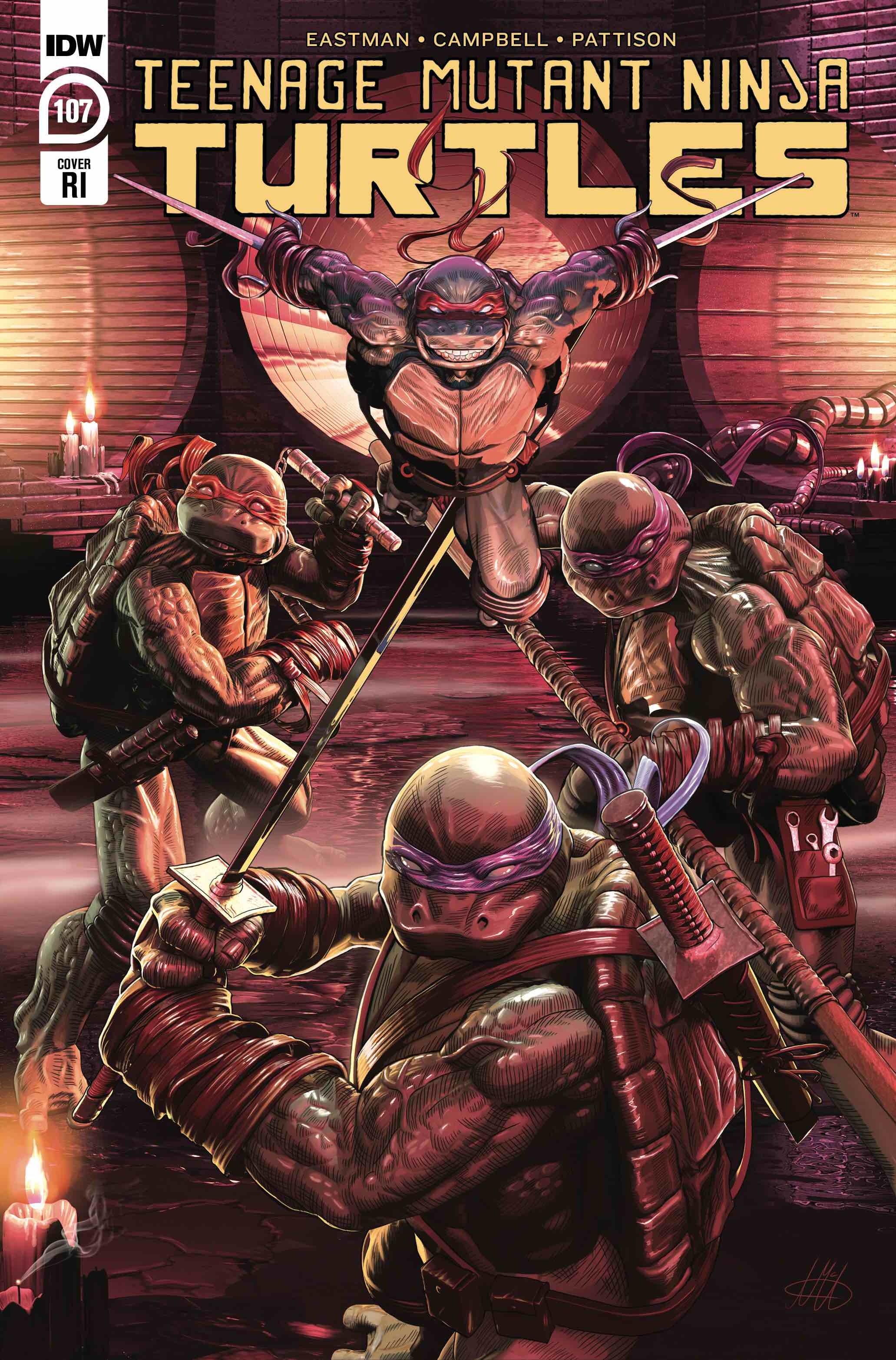 TMNT ONGOING #107 1:10 MCARDELL RATIO VARIANT