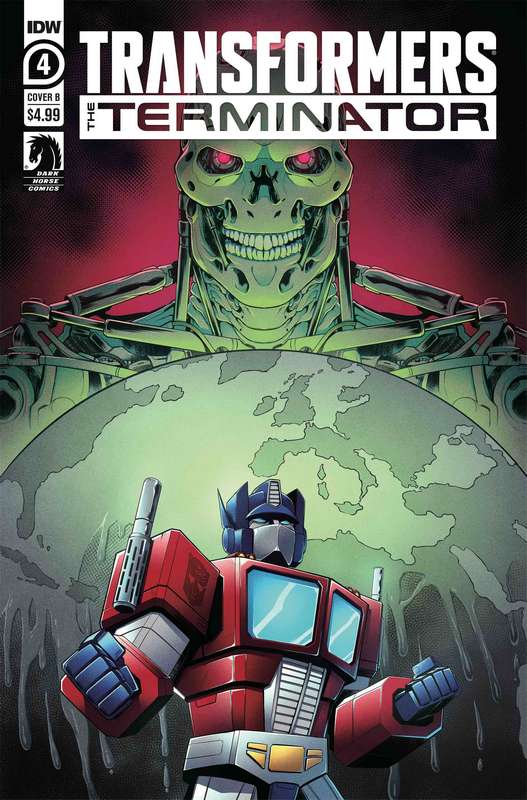 TRANSFORMERS VS TERMINATOR #4 (OF 4) CVR B MANAFORT