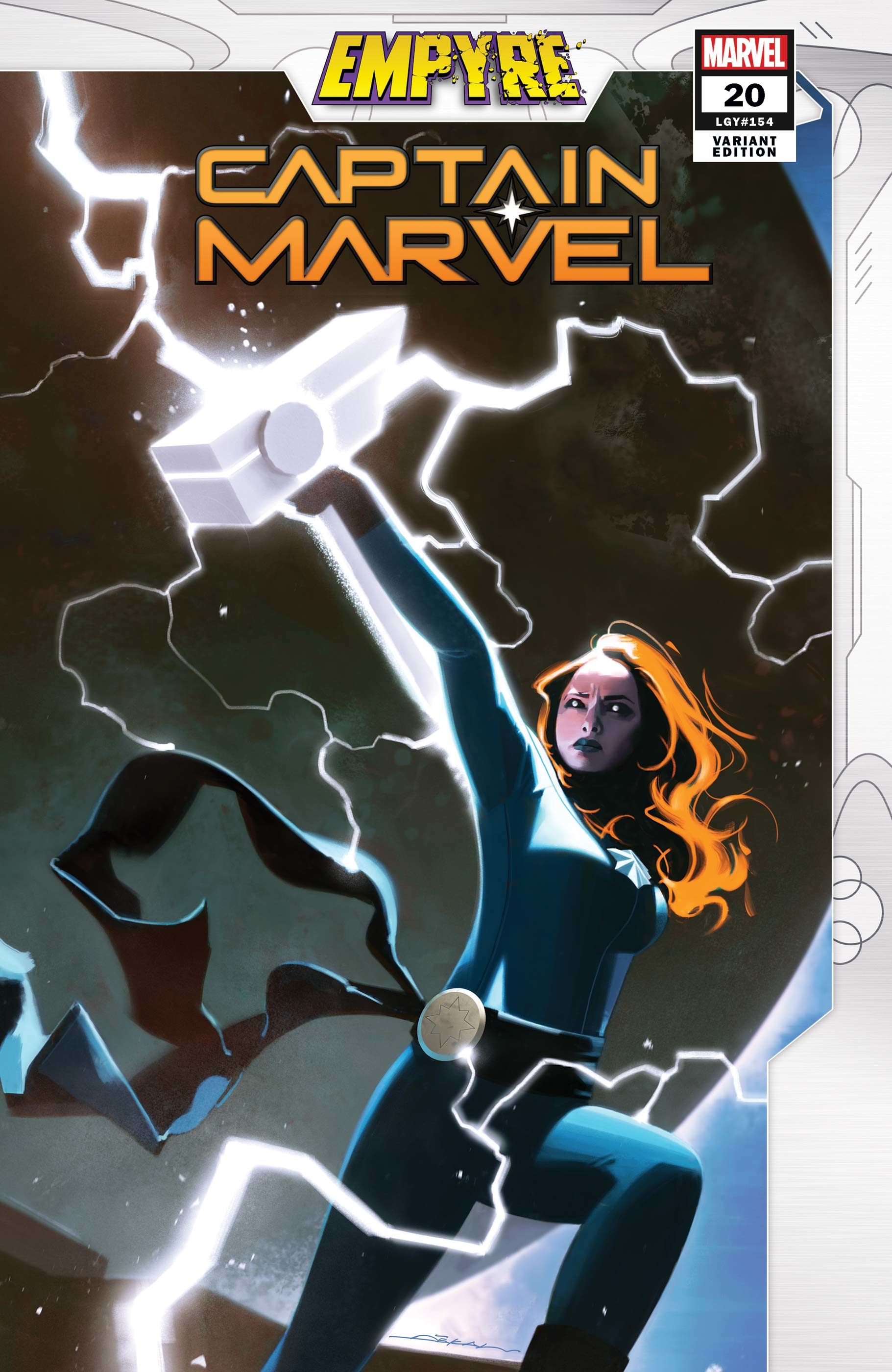 CAPTAIN MARVEL #20 DEKAL EMPYRE VARIANT EMP