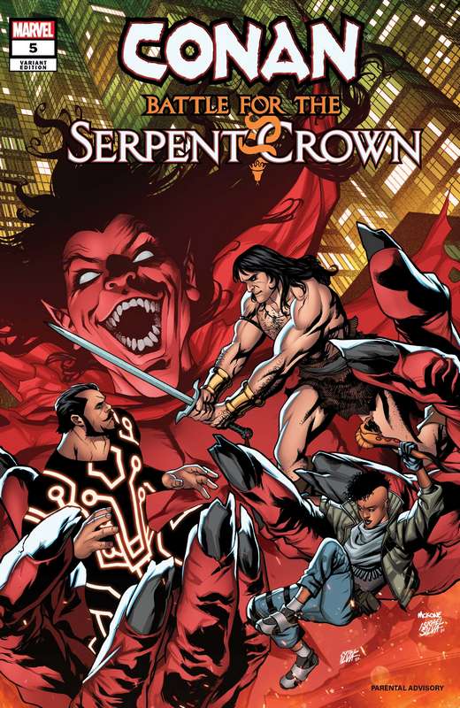 CONAN BATTLE FOR SERPENT CROWN #5 (OF 5) MCKONE VARIANT