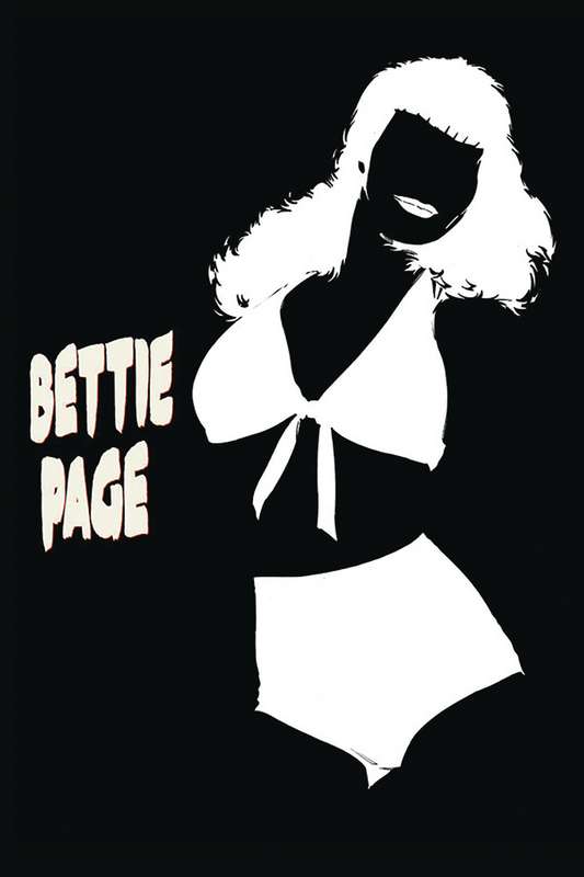 BETTIE PAGE #1 1:20 MOONEY HOMAGE B&W RATIO VARIANT