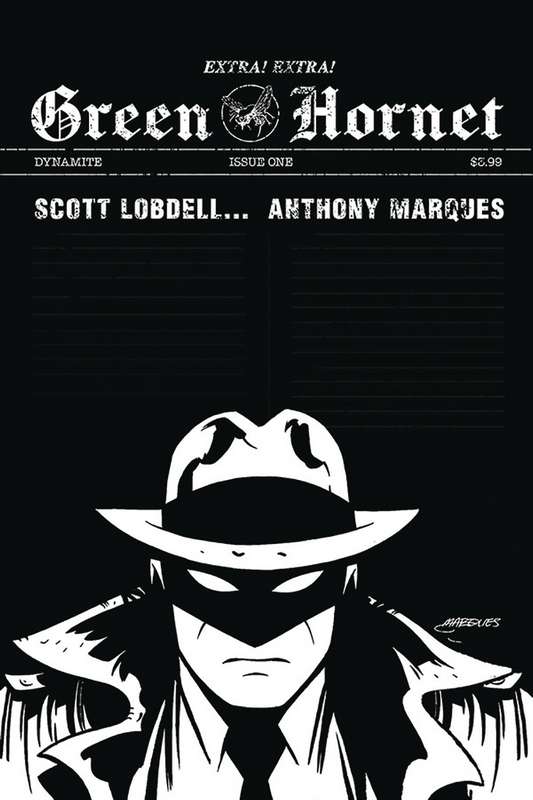 GREEN HORNET #1 1:20 MARQUES B&W RATIO VARIANT