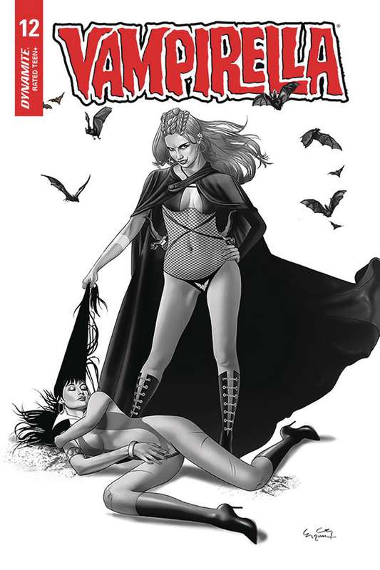 VAMPIRELLA #12 1:20 GUNDUZ B&W RATIO VARIANT