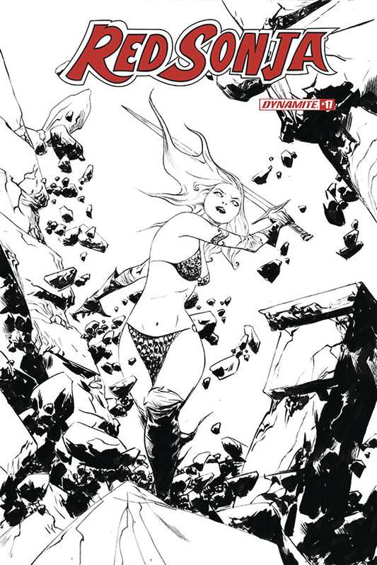 RED SONJA #17 1:30 LEE B&W RATIO VARIANT