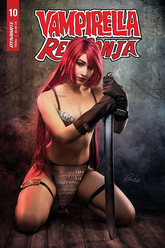 VAMPIRELLA RED SONJA #10 CVR D BLOOM COSPLAY