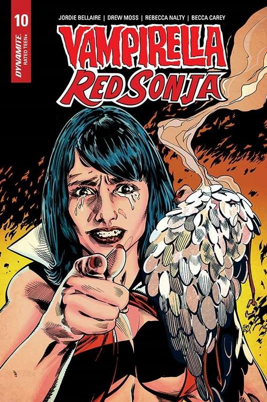 VAMPIRELLA RED SONJA #10 1:7 MOONEY HOMAGE RATIO VARIANT