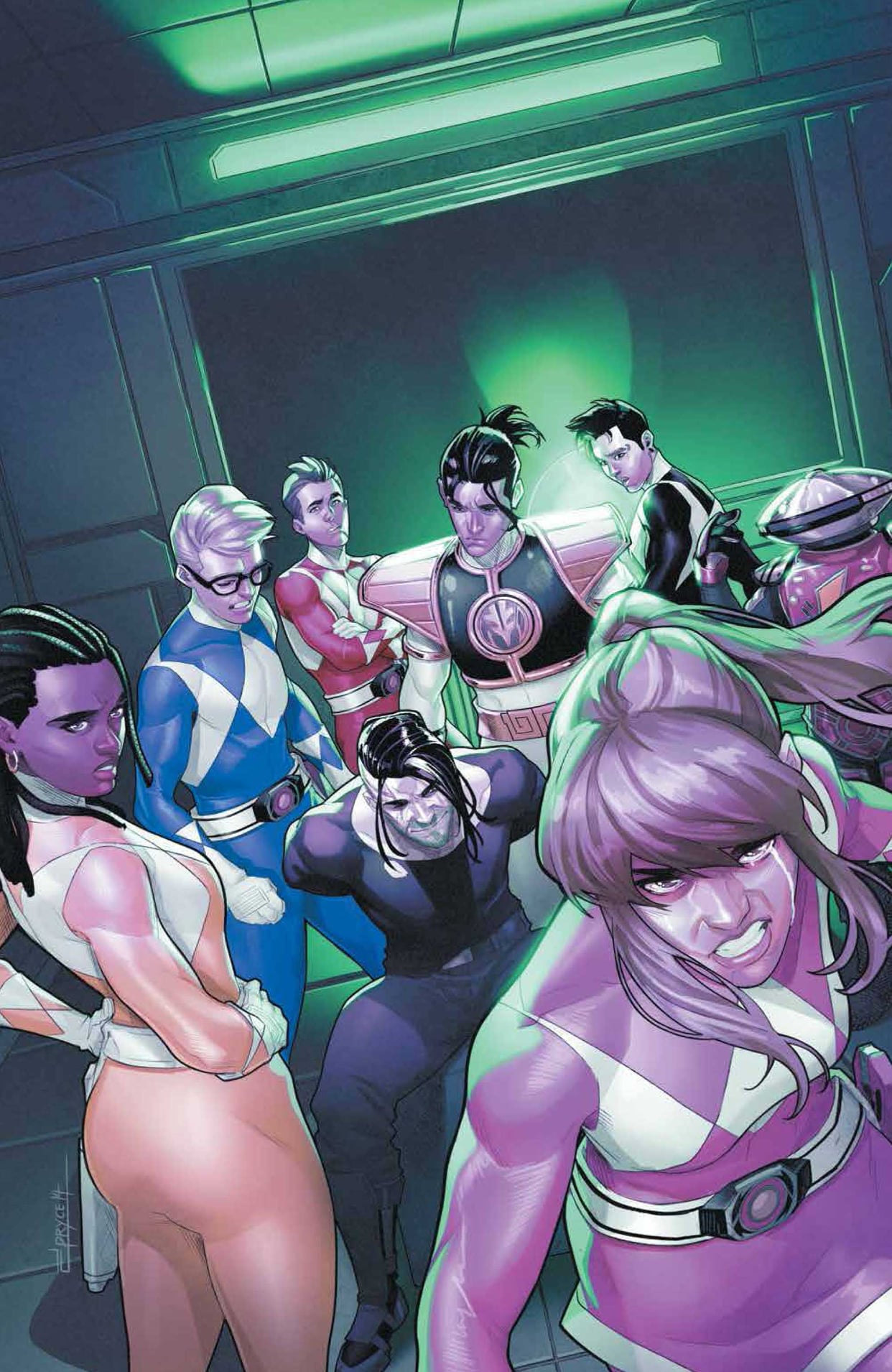 MIGHTY MORPHIN POWER RANGERS #52 1:25 CAMPBELL RATIO VARIANT