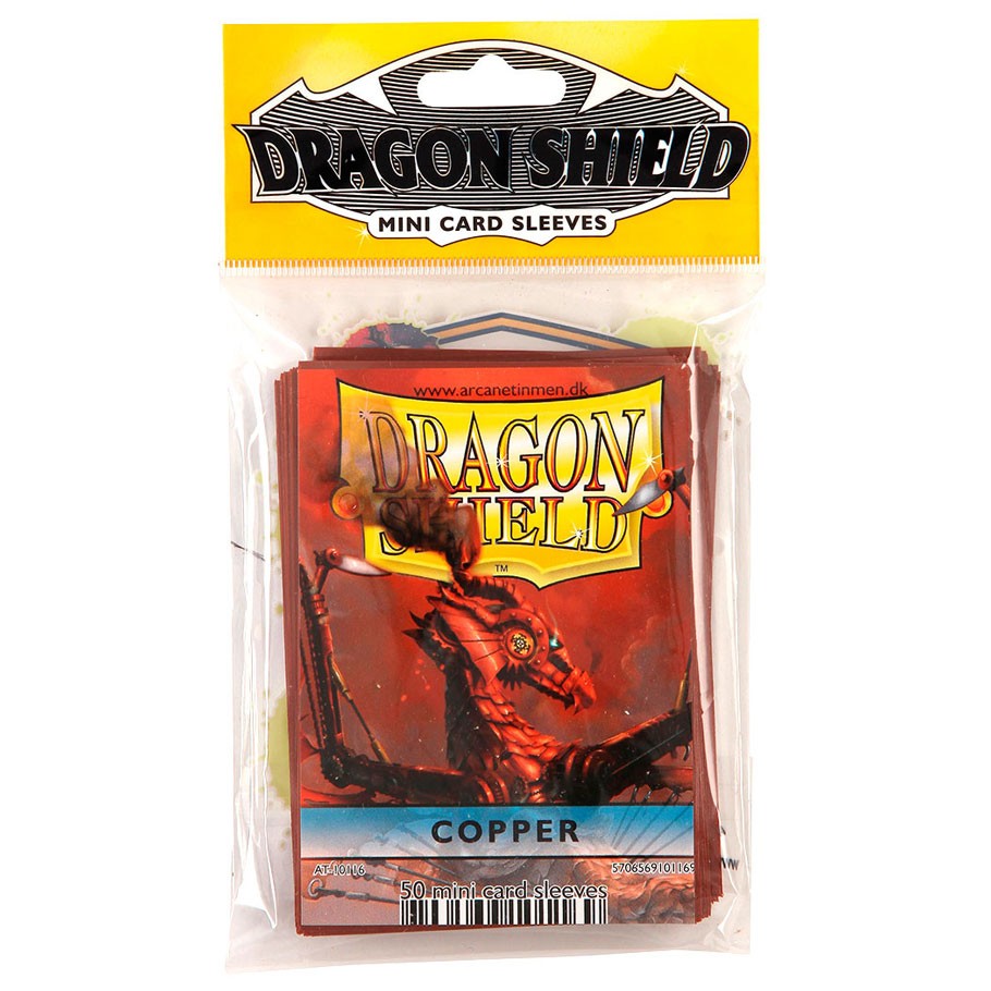 DRAGON SHIELD DP: DS: Japanese Size Sleeves COPPER (CP) (50)