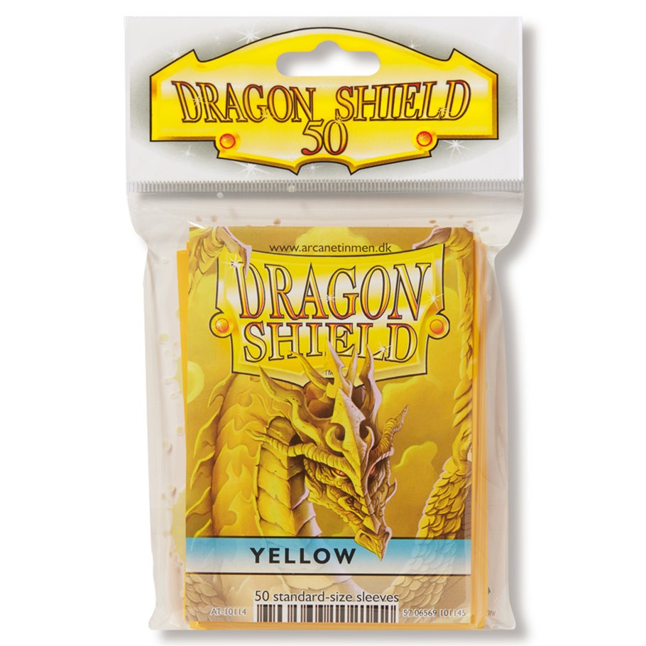 DRAGON SHIELD DP: DS: YELLOW (YE) (50)