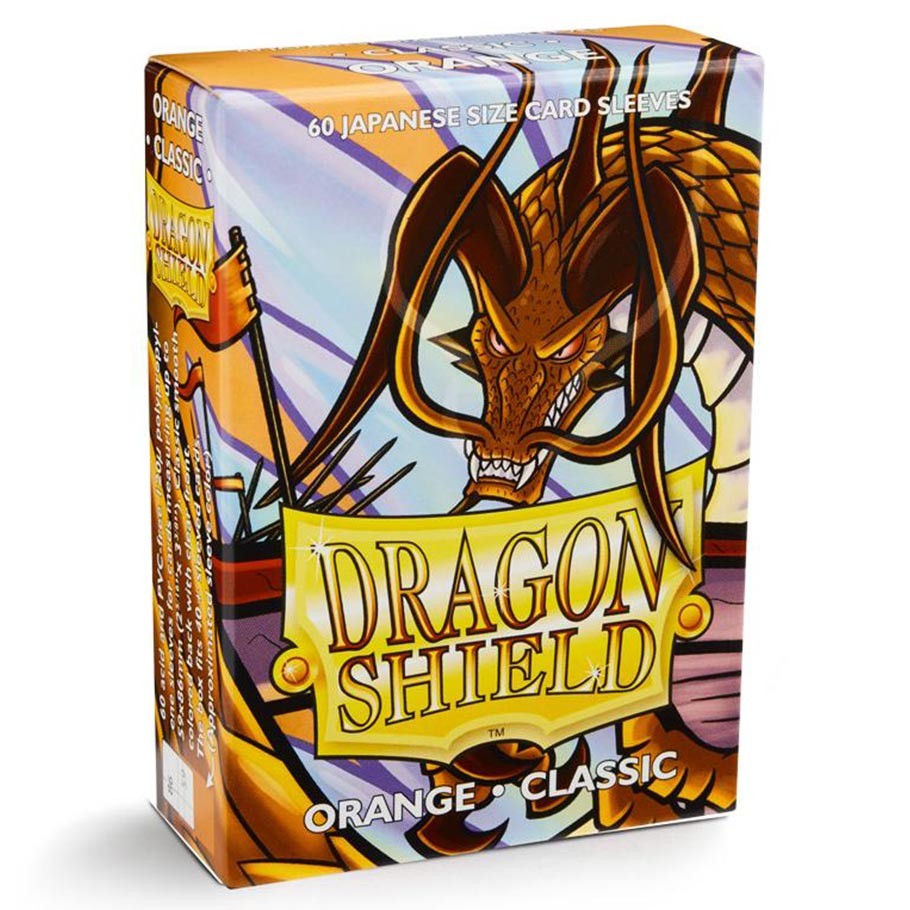 DRAGON SHIELD DP: DS: Japanese Size Sleeves ORNAGE (60)