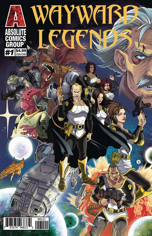 WAYWARD LEGENDS #1 HOLOGRAPHIC GOLD FOIL CVR