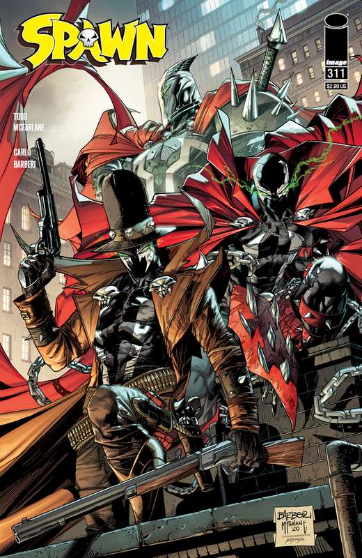 SPAWN #311 CVR A ZAAFFINO