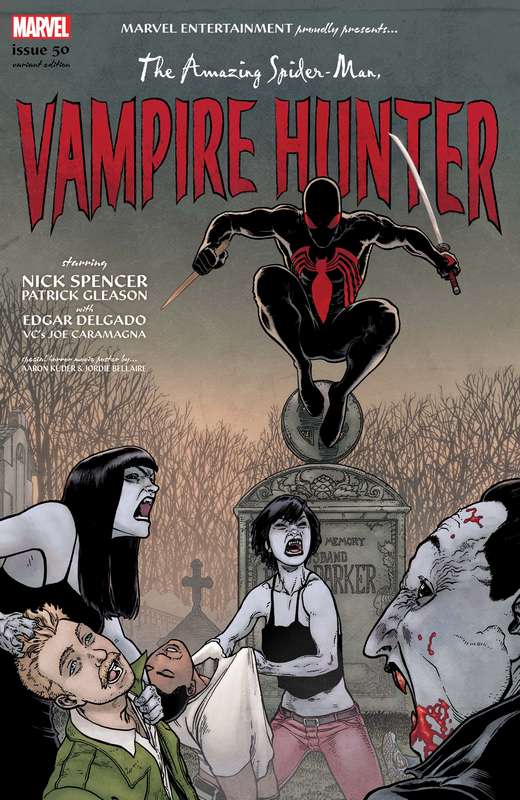 AMAZING SPIDER-MAN #50 KUDER SPIDER-MAN VAMPIRE HUNTER HORROR VARIANT