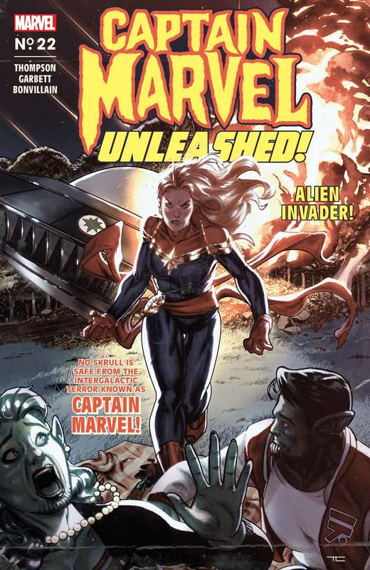 CAPTAIN MARVEL #22 CLARKE CAPTAIN MARVEL UNLEASHED HORROR VARIANT