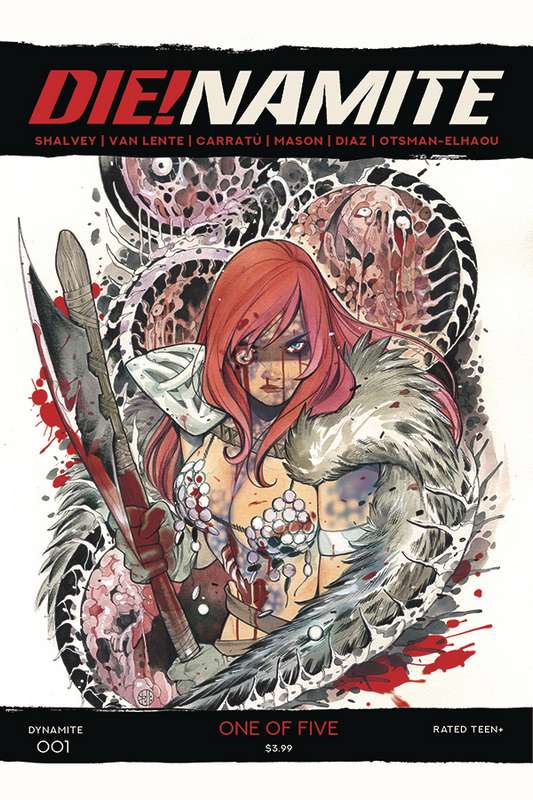 DIE!NAMITE #1 1:20 MOMOKO RED SONJA ZOMBIE RATIO VARIANT