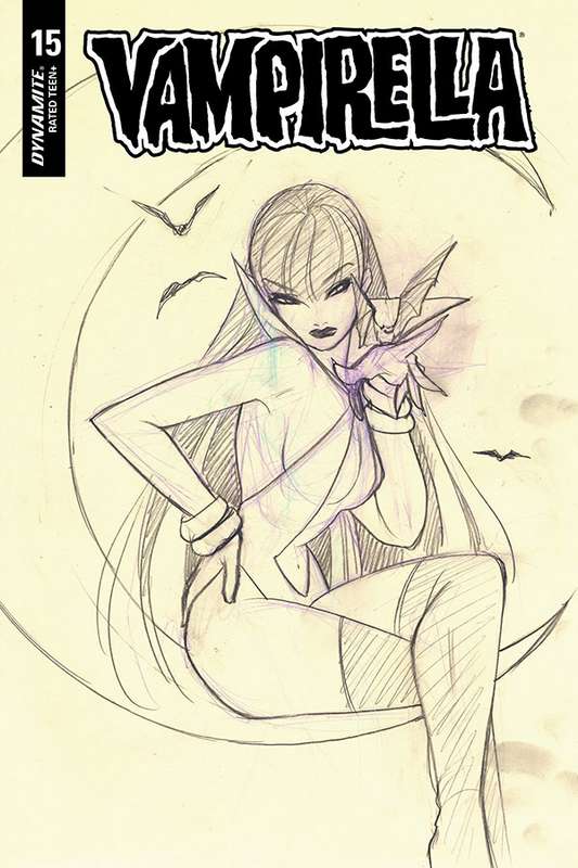 VAMPIRELLA #15 1:40 MOMOKO B&W RATIO VARIANT