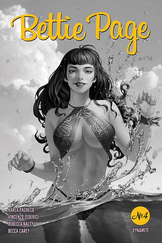 BETTIE PAGE #4 1:25 YOON B&W RATIO VARIANT