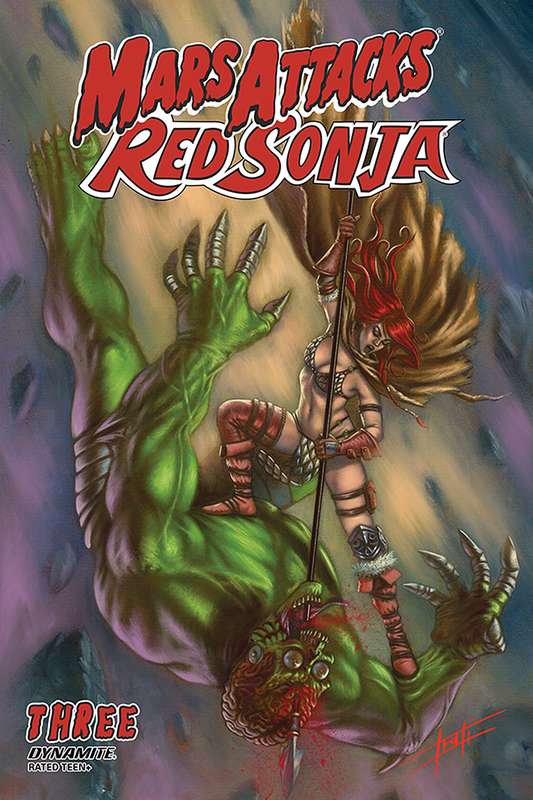 MARS ATTACKS RED SONJA #3 CVR B STRATI