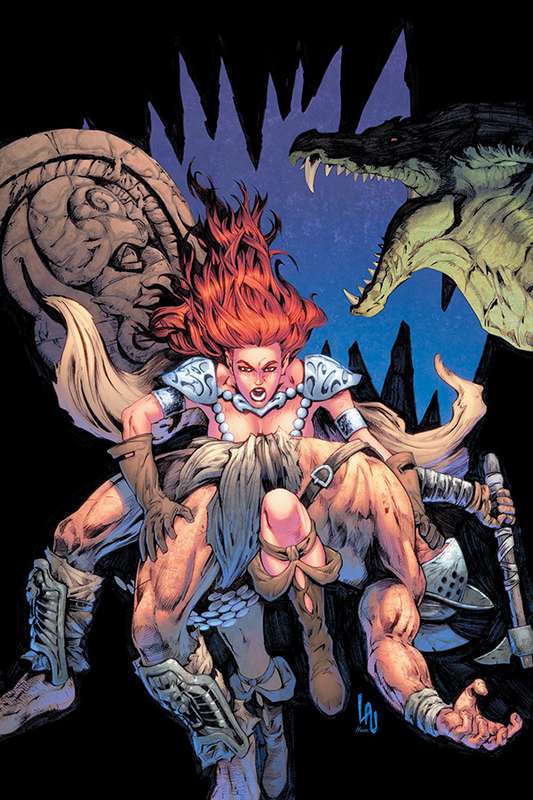 RED SONJA #20 1:10 LAU HOMAGE VIRGIN RATIO VARIANT