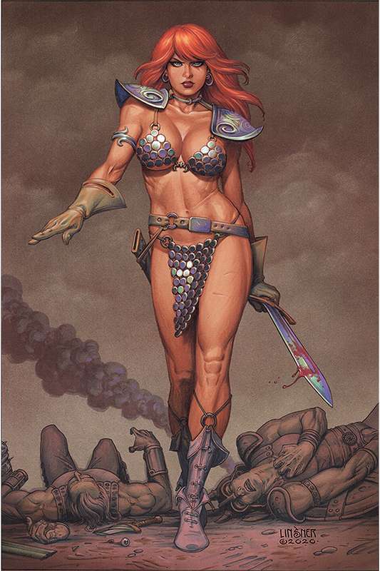 RED SONJA #20 LINSNER LTD VIRGIN CVR