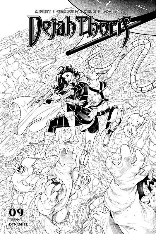 DEJAH THORIS (2019) #9 1:25 GEORGIEV B&W RATIO VARIANT