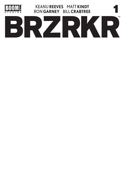 BRZRKR (BERZERKER) #1 CVR E BLANK SKETCH VARIANT (MR)