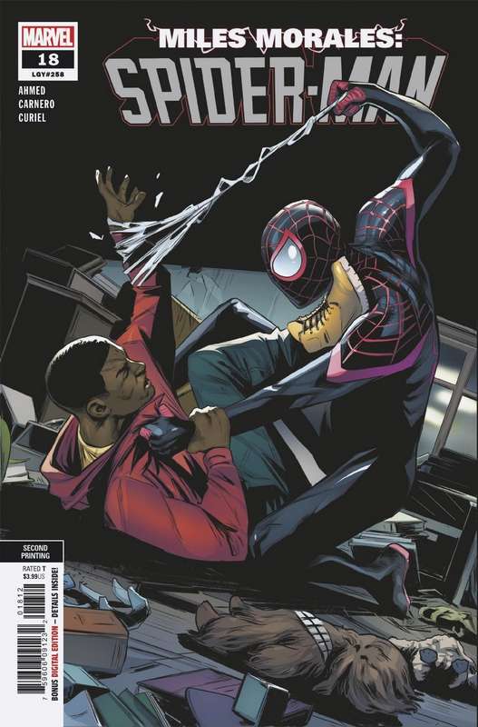 MILES MORALES SPIDER-MAN #18 2ND PTG CARNERO VARIANT OUT