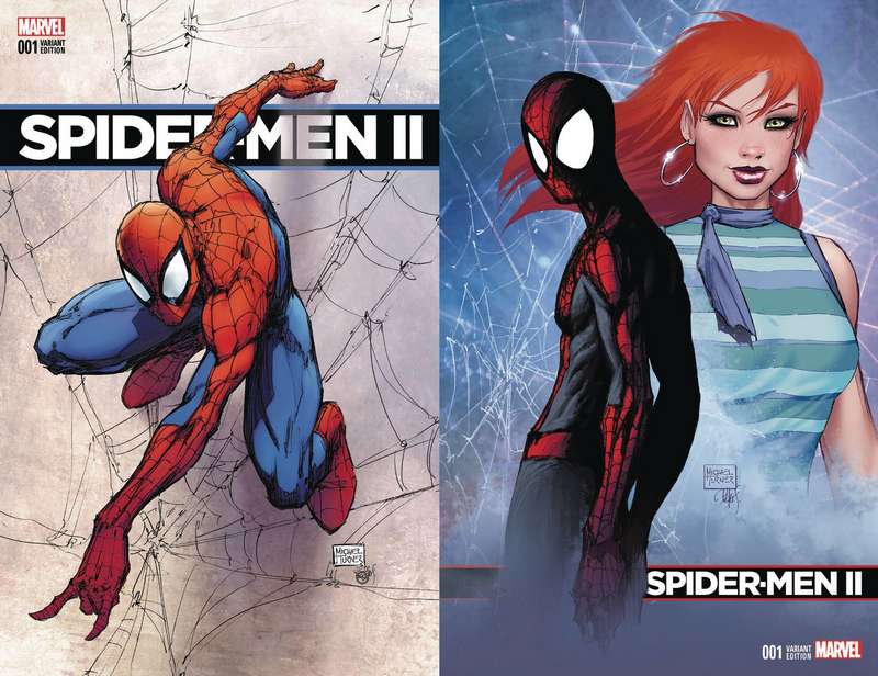 SPIDER-MEN II #1 VARIANT CVR A & B SET MICHAEL TURNER