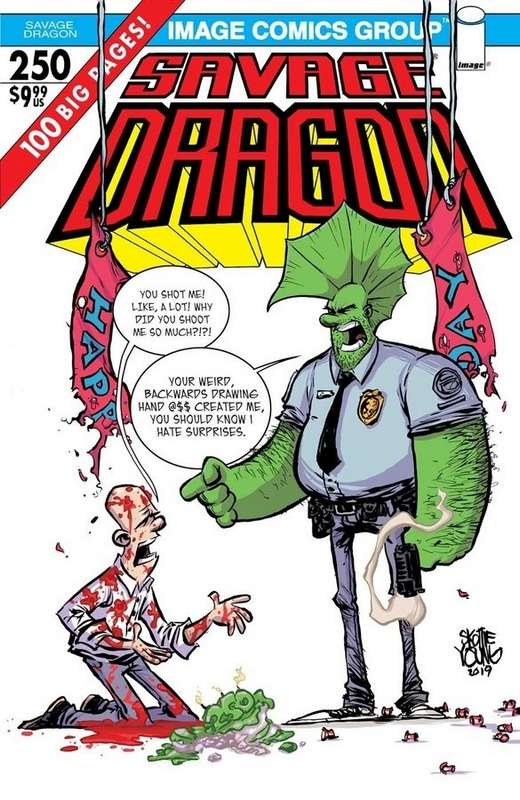 SAVAGE DRAGON #250 CVR E YOUNG (MR)