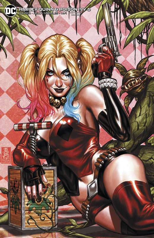 HARLEY QUINN & POISON IVY #6 (OF 6) CARD STOCK HARLEY M BROOKS VARIANT ED