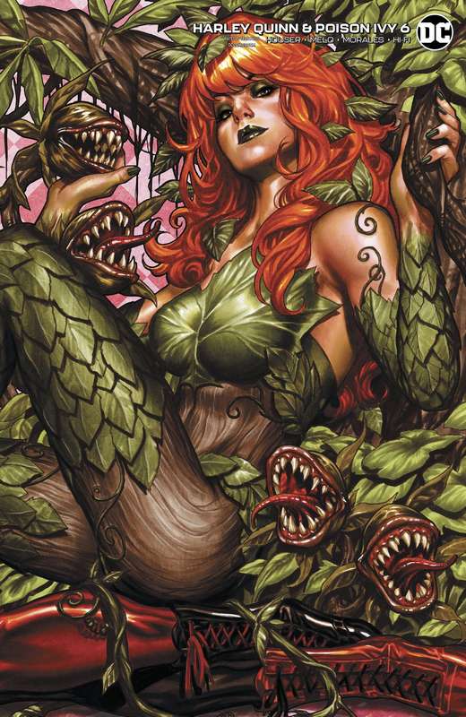 HARLEY QUINN & POISON IVY #6 (OF 6) CARD STOCK POISON IVY M BROOKS VARIANT ED