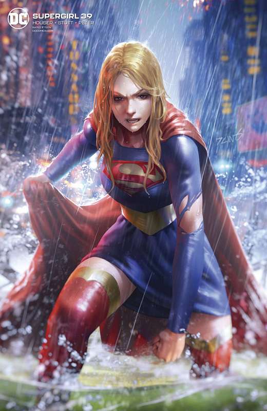 SUPERGIRL #39 CARD STOCK DERRICK CHEW VARIANT ED