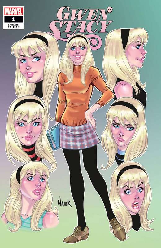 GWEN STACY #1 (OF 5) NAUCK FACES OF GWEN VARIANT