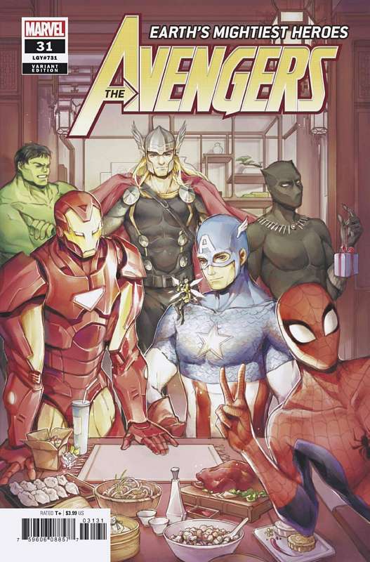 AVENGERS #31 TIANQI HU CHINESE NEW YEAR VARIANT